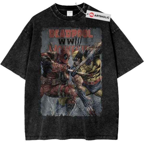 Deadpool Shirt, Wolverine Shirt, Marvel Comics Shirt, Vintage Tee