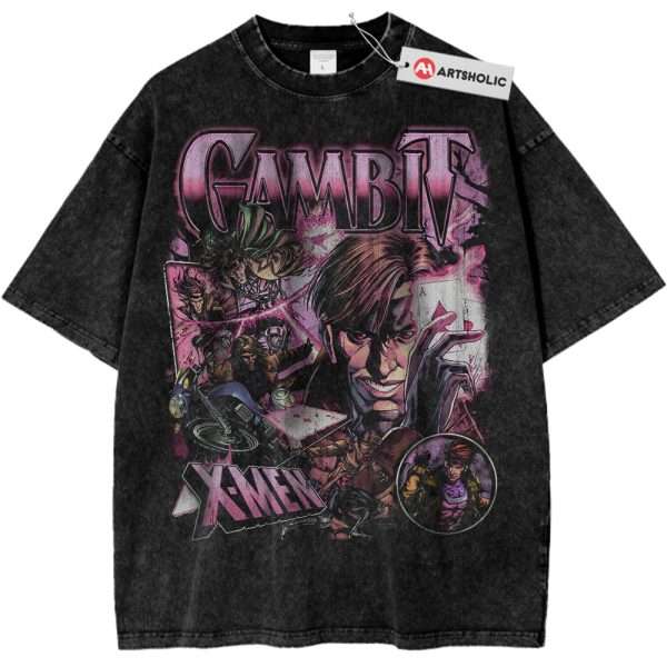 Gambit Shirt, X-Men Shirt, Marvel Comics Shirt, Vintage Tee