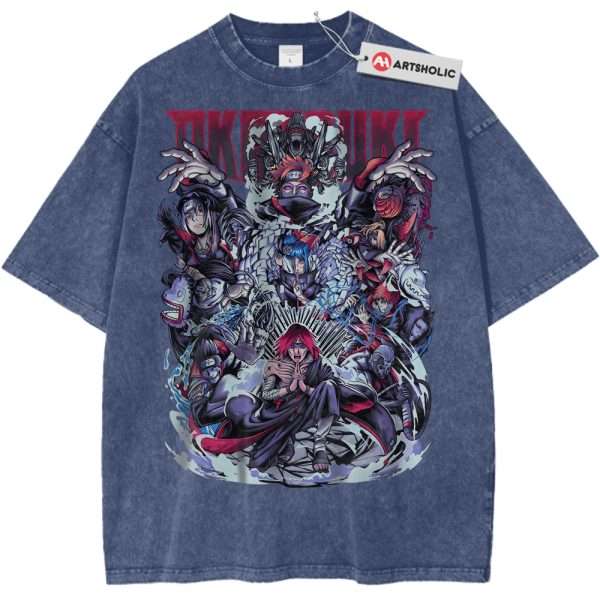 Pain Shirt, Nagato Uzumaki Shirt, Naruto Shirt, Anime Shirt, Vintage Tee - Dark Blue, XL