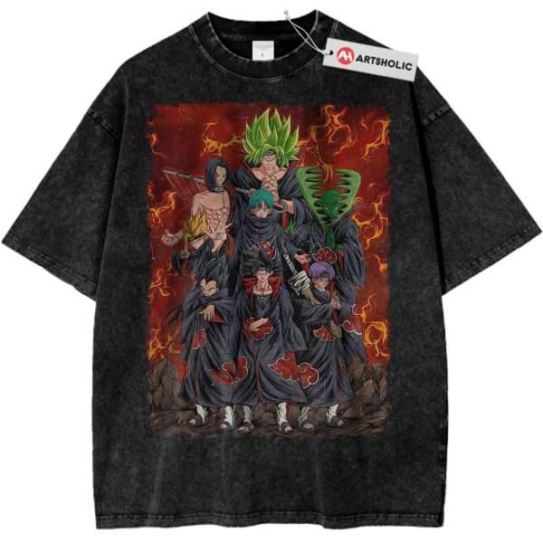 Akatsuki x Dragon Ball Shirt, DBZ Shirt, Anime Shirt, Vintage Tee
