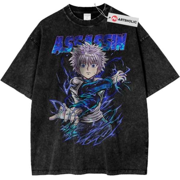 Killua Zoldyck Shirt, Hunter x Hunter Shirt, HxH Shirt, Anime Shirt, Vintage Tee