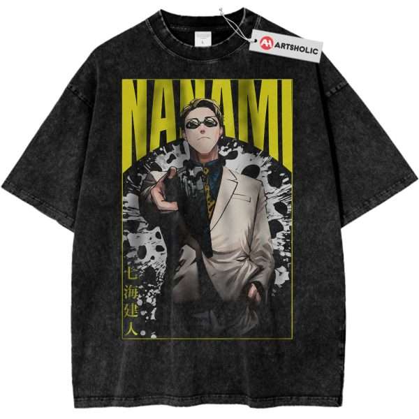 Kento Nanami Shirt, Jujutsu Kaisen Shirt, Anime Shirt, Vintage Tee