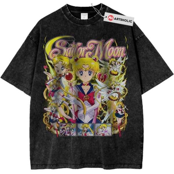Usagi Tsukino Shirt, Sailor Moon Shirt, Anime Shirt, Vintage T-Shirt
