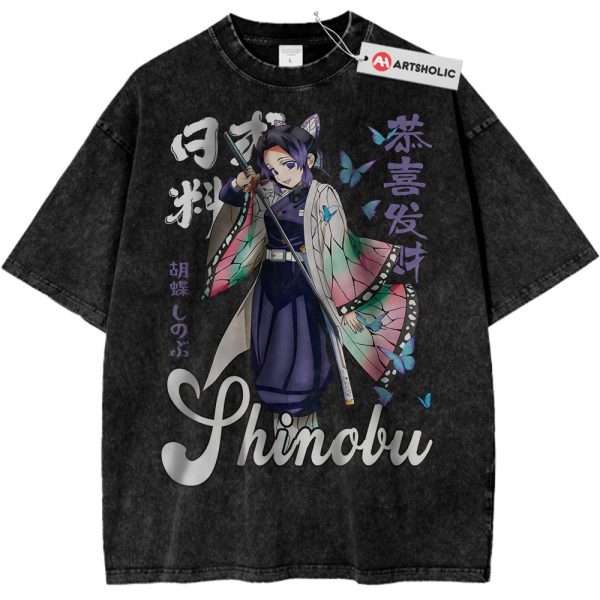 Kocho Shinobu Shirt, Demon Slayer Shirt, Anime Shirt, Vintage Tee