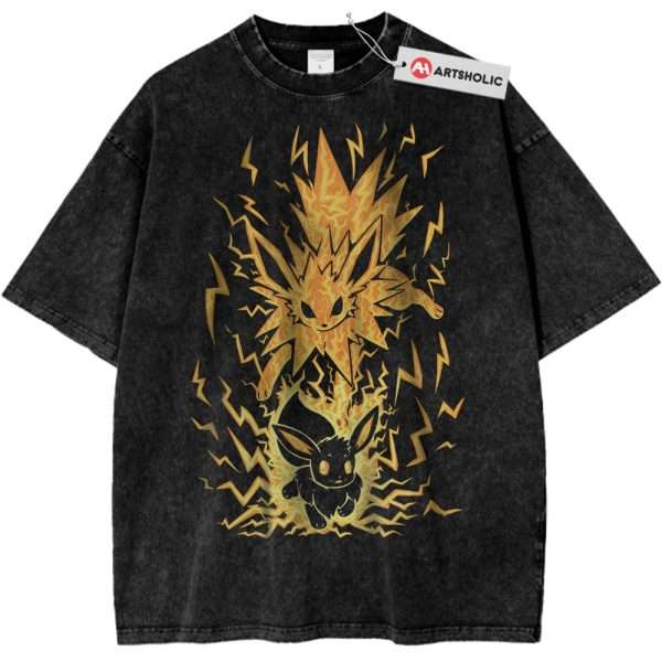 Jolteon Shirt, Eevee Shirt, Pokemon Shirt, PKM Shirt, Anime Shirt, Vintage Tee