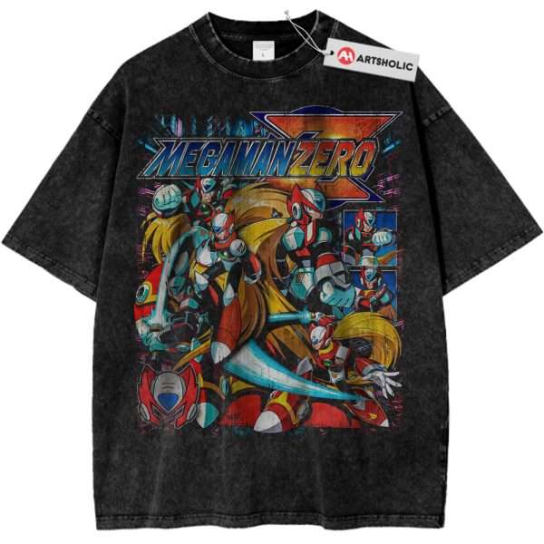 Mega Man Zero Shirt, Game Shirt, Vintage Tee