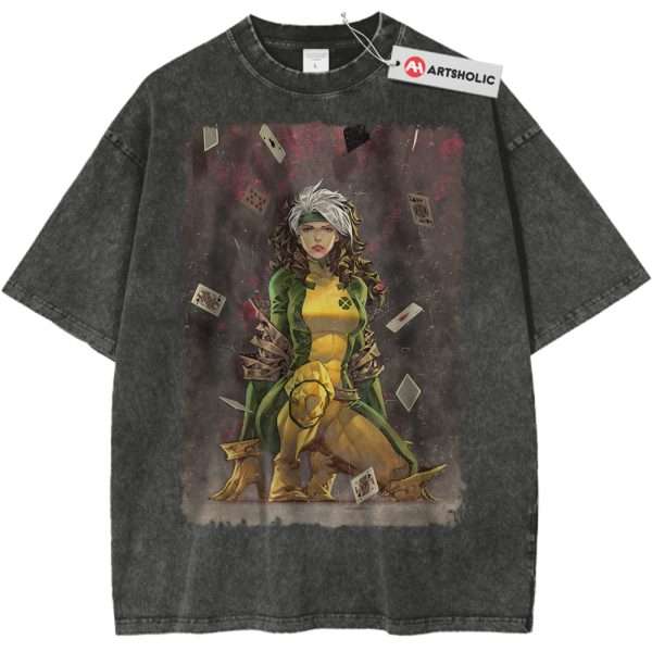 Rogue Shirt, X-Men Shirt, Marvel Comics Shirt, Vintage Tee - Pirate Gray, XS