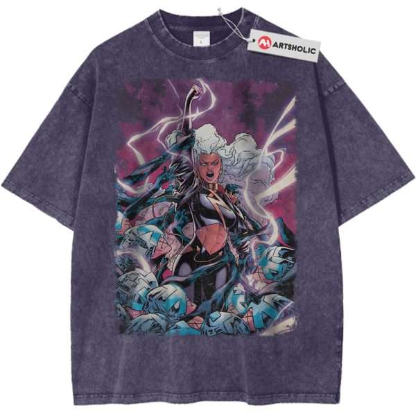 Storm Shirt, X-Men Shirt, Marvel Comics Shirt, Vintage Tee - Purple Haze, L