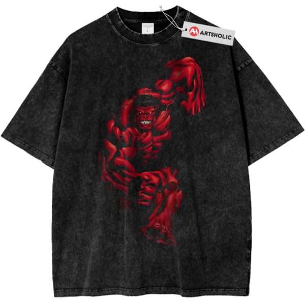 Red Hulk Shirt, Marvel Comics Shirt, Vintage Tee