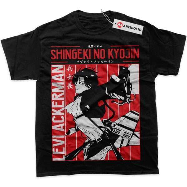Levi Ackerman Shirt, Attack On Titan Shirt, AOT Shirt, Anime Shirt, Graphic T-Shirt