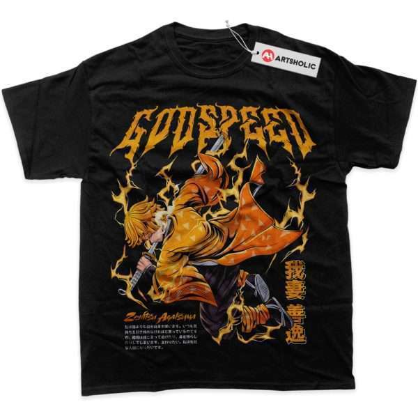 Zenitsu Agatsuma Shirt, Demon Slayer Shirt, Anime Shirt, Graphic Tee