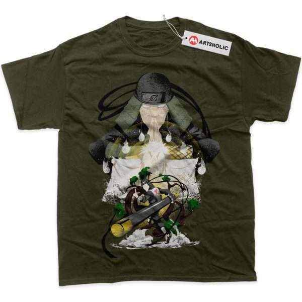 Hiruzen Sarutobi Shirt, Naruto Shirt, Anime Shirt, graphic Tee