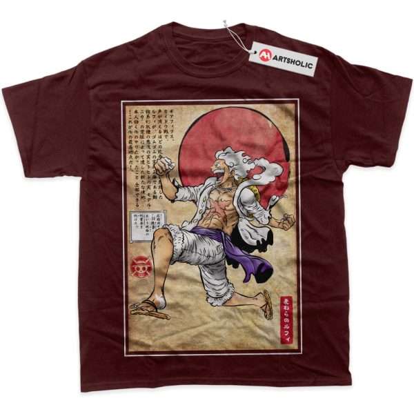 Monkey D Luffy Shirt, Luffy Gear 5 Shirt, One Piece Shirt, Anime Shirt, graphic Tee