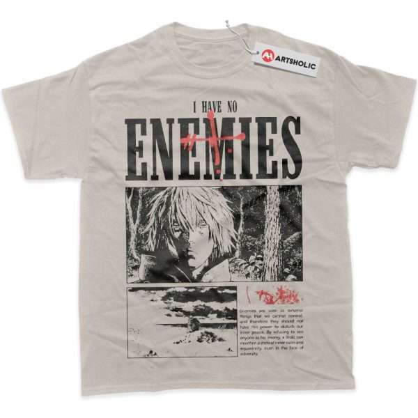 Thorfinn Shirt, Vinland Saga Shirt, Anime Shirt, Graphic Tee - Sand, 2XL