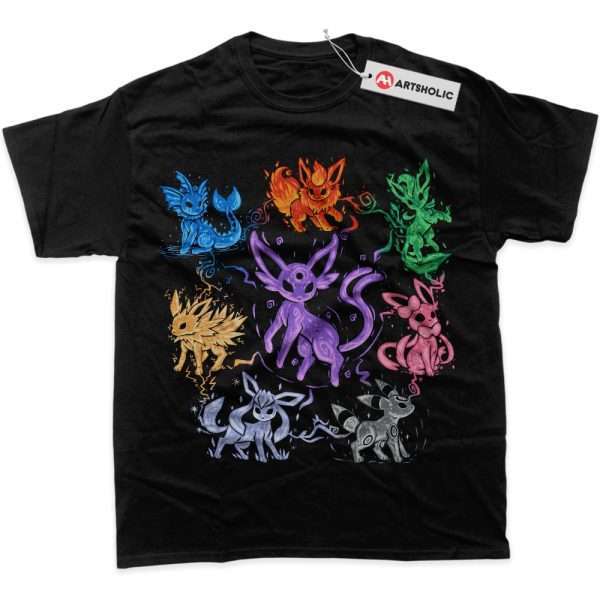 Eevee Evolution Shirt, Pokemon Shirt, PKM Shirt, Anime Shirt, Graphic Tee