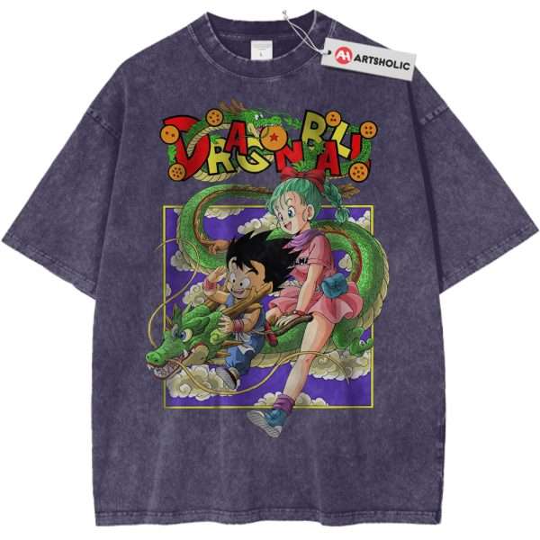 Son Goku Shirt, Bulma Shirt, Dragon Ball Shirt, DBZ Shirt, Anime Shirt, Vintage T-Shirt