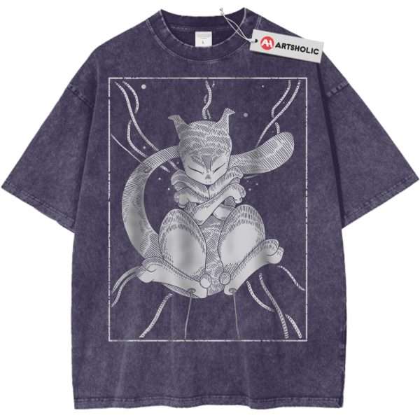 Mewtwo Shirt, Pokemon Shirt, PKM Shirt, Anime Shirt, Vintage Tee - Purple Haze, 2XL