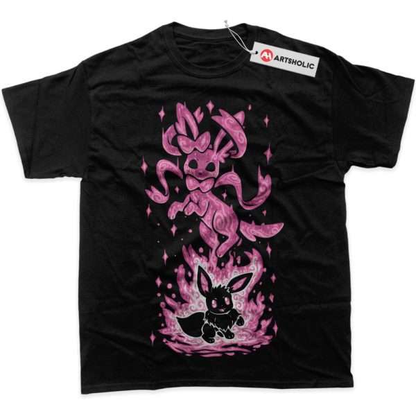 Sylveon Shirt, Eevee Shirt, Pokemon Shirt, PKM Shirt, Anime Shirt, Graphic Tee