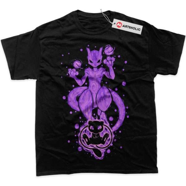Mewtwo Shirt, Mew Shirt, Pokemon Shirt, PKM Shirt, Anime Shirt, Graphic Tee