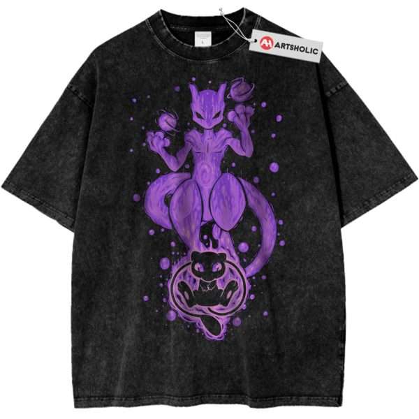 Mewtwo Shirt, Mew Shirt, Pokemon Shirt, PKM Shirt, Anime Shirt, Vintage Tee