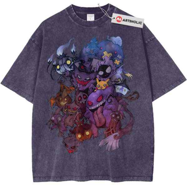 Halloween Pokemon Shirt, PKM Shirt, Anime Shirt, Vintage T-Shirt