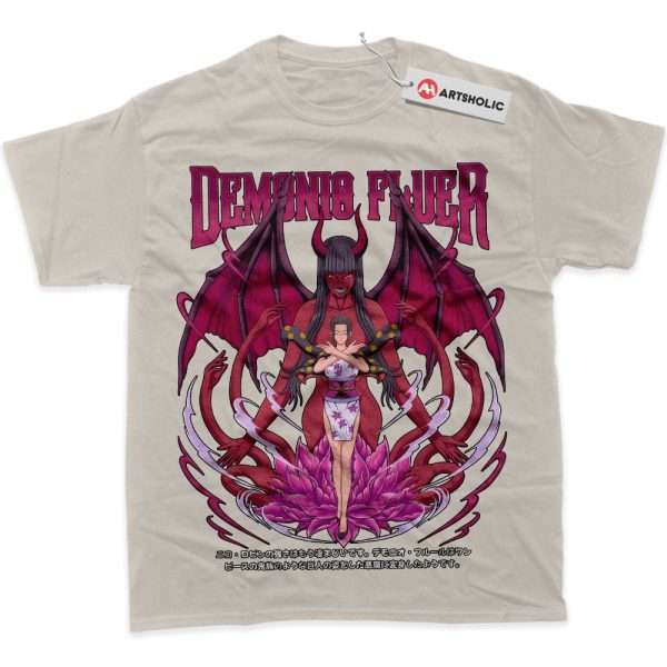 Nico Robin Shirt, One Piece Shirt, Anime Shirt, Graphic Tee - Sand, L