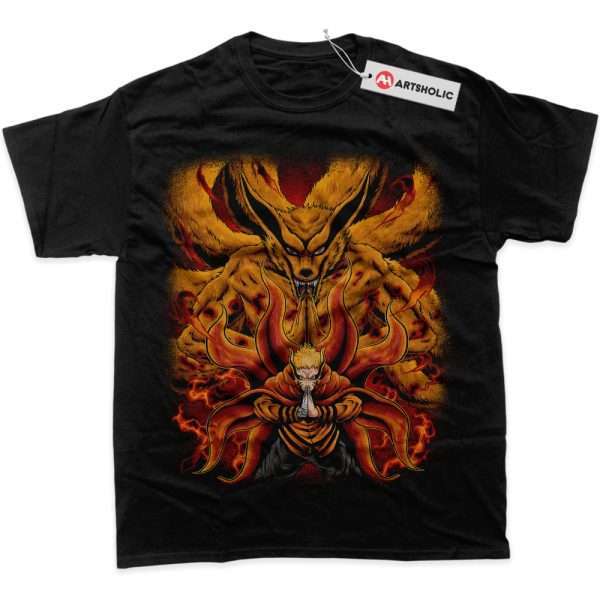 Kurama Shirt, Naruto Uzumaki Shirt, Anime Shirt, Graphic T-Shirt