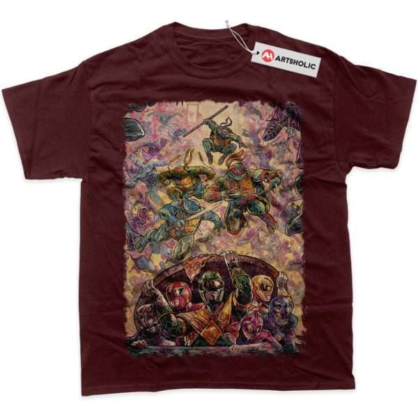 Teenage Mutant Ninja Turtles Shirt, Power Ranger Shirt, AnimatedGraphic Tee