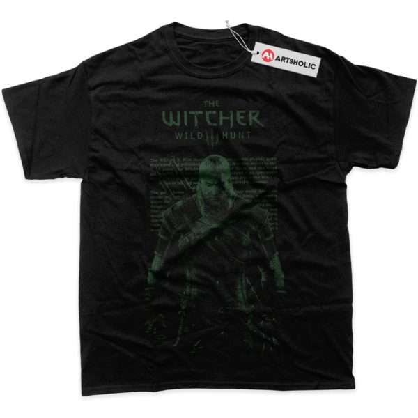 Geralt of Rivia Shirt, The Witcher Shirt, Game Shirt, Graphic T-Shirt