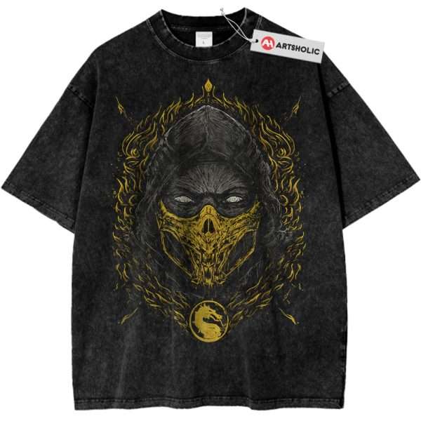 Scorpion Shirt, Mortal Kombat Shirt, Game Shirt, Vintage T-Shirt