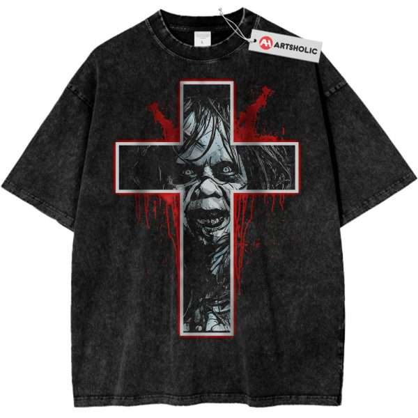 Regan MacNeil Shirt, The Exorcist Shirt, Halloween Shirt, Horror Shirt, Vintage Tee