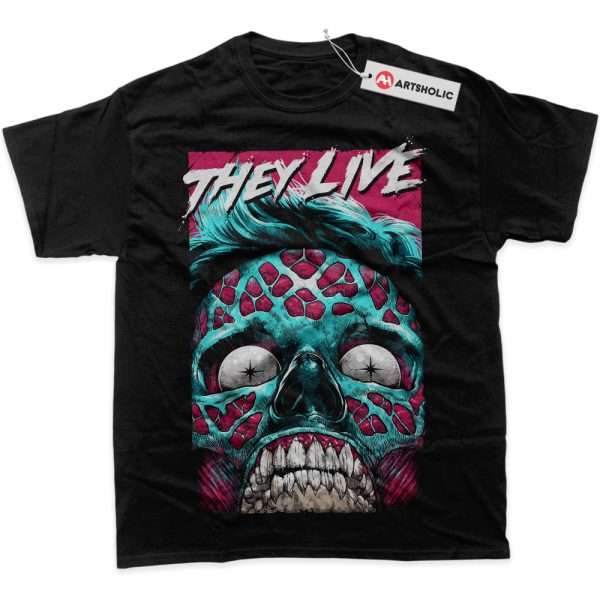 Male Ghoul Shirt,They Live Shirt, Halloween Shirt, Horror Shirt, Graphic T-Shirt