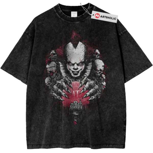 Pennywise Shirt, IT Shirt, Halloween Shirt, Horror Movie Shirt, Vintage T-Shirt