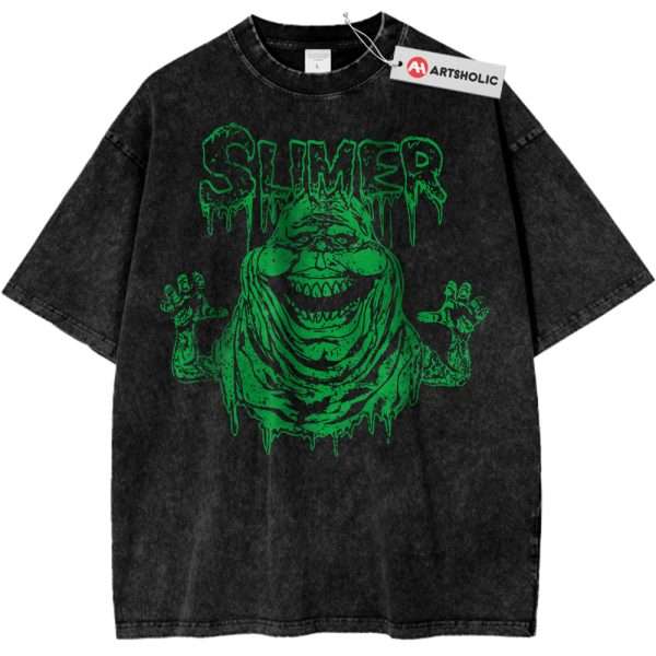 Slimer Shirt, Ghostbusters Shirt, Halloween Shirt, Horror Shirt, Vintage T-Shirt