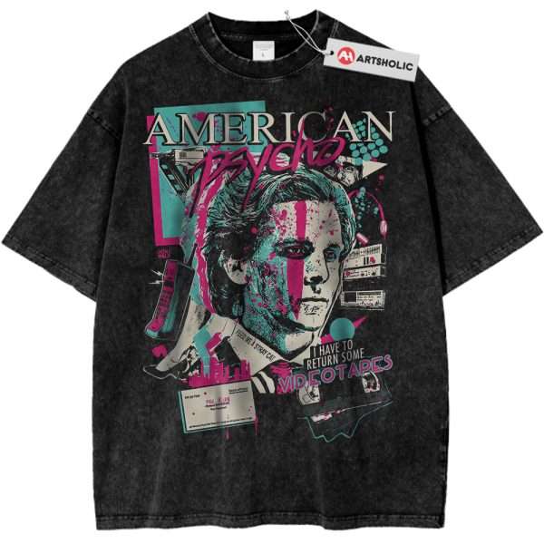 American Psycho Shirt, Halloween Shirt, Horror Movie Shirt, Vintage T-Shirt