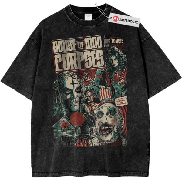 House of 1000 Corpses Shirt, Halloween Shirt, Horror Movie Shirt, Vintage T-Shirt