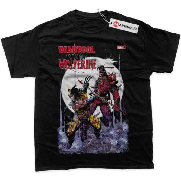 Deadpool Shirt, Wolverine Shirt, Marvel Comics Shirt, Graphic Tee