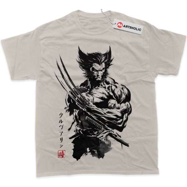 Wolverine Shirt, X-Men Shirt, Marvel Comics Shirt, Graphic Tee - Sand, M