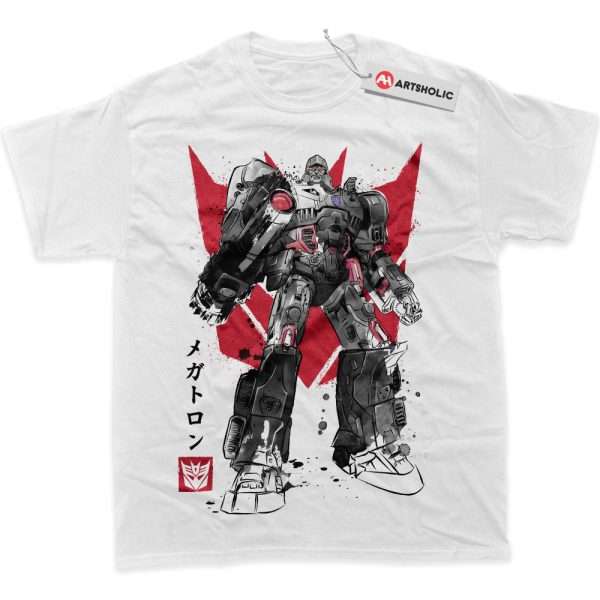 Destruction Shirt, Transformers Shirt, Movie Shirt, Graphic Tee - White, 3XL