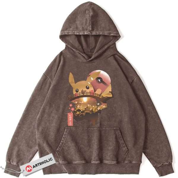 Pikachu Hoodie, Pokemon Hoodie, Anime Hoodie, Vintage Hoodie