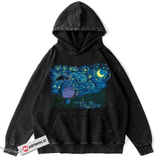 My Neighbor Totoro Hoodie, Studio Ghibli Hoodie, Anime Hoodie, Vintage Hoodie