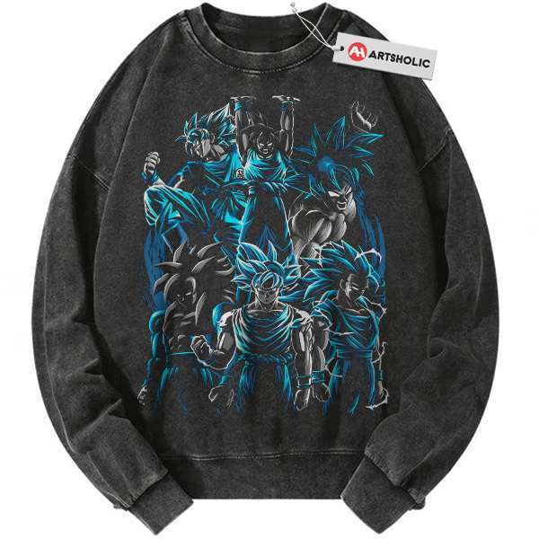 Son Goku Sweatshirt, Dragon Ball Z Sweatshirt, DBZ Sweatshirt, Anime Sweatshirt, Vintage Sweater