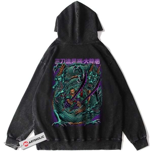 Roronoa Zoro Hoodie, One Piece Hoodie, Anime Hoodie, Vintage Hoodie