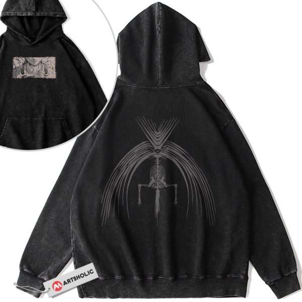 Eren Yeager Hoodie, Attack on Titan Hoodie, AOT Hoodie, Anime Hoodie, Vintage Hoodie 2-Sided