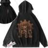 Monkey D Luffy Hoodie, One Piece Hoodie, Anime Hoodie, Vintage Hoodie 2-Sided