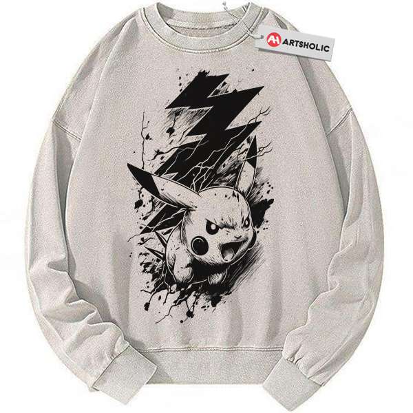 Pikachu Sweatshirt, Pokemon Sweatshirt, PKM Sweatshirt, Anime Sweatshirt, Vintage Sweater