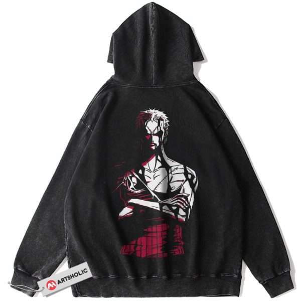 Roronoa Zoro Hoodie, One Piece Hoodie, Anime Hoodie, Vintage Hoodie