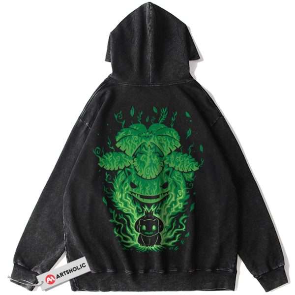 Bulbasaur Hoodie, Venusaur Hoodie, Pokemon Hoodie, PKM Hoodie, Anime Hoodie, Vintage Hoodie