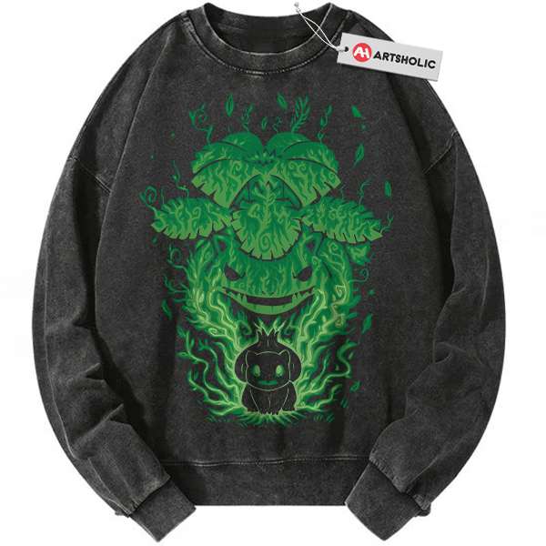 Bulbasaur Sweatshirt, Venusaur Sweatshirt, Pokemon Sweatshirt, PKM Sweatshirt, Anime Sweatshirt, Vintage Sweater