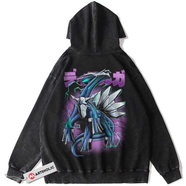 Dialga Hoodie, Pokemon Hoodie, PKM Hoodie, Anime Hoodie, Vintage Hoodie